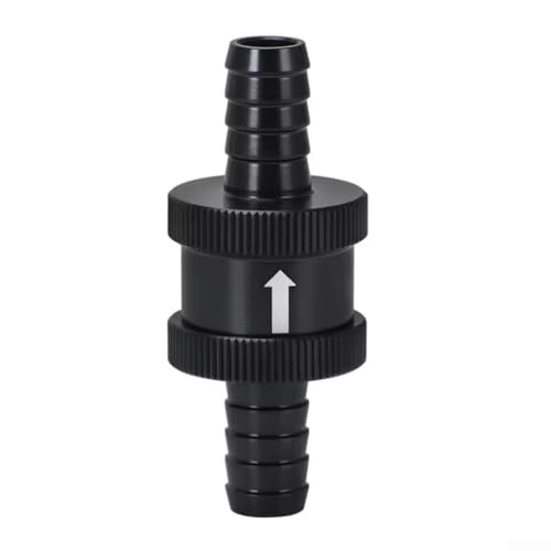 One Way Fuel Check Valve Non Return Valve Aluminum Alloy for Diesel and Petrol Engines Fits Automotive Fuel Lines Multiple Sizes (10mm)