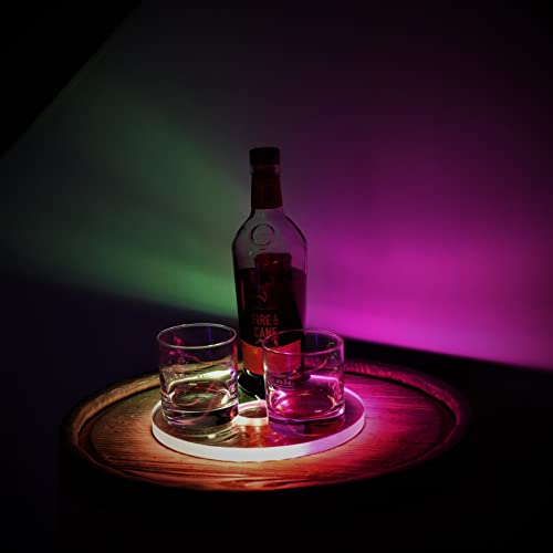 NobleGlow Shisha Untersetzer mit Rainbow LED Zubehör mit Fernbedienung für Shisha – Bild 6
