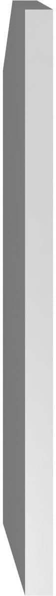 GVSPE16X3402SN-04 Peaked Top Brickmould Frame, Primed Tan Signature Series Surface Mount Gable Vents, 16-in. W x 34-in. H, Unfinished