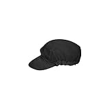 gorro cocinero Talla única, apta para la mayoría de adultos, con correa de velcro ajustable en la parte trasera.