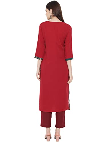 Image of Women's Crepe Straight Kurta