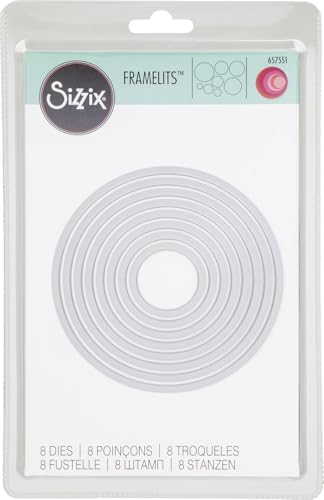 Sizzix Framelits Die Set 8/PK - Circles