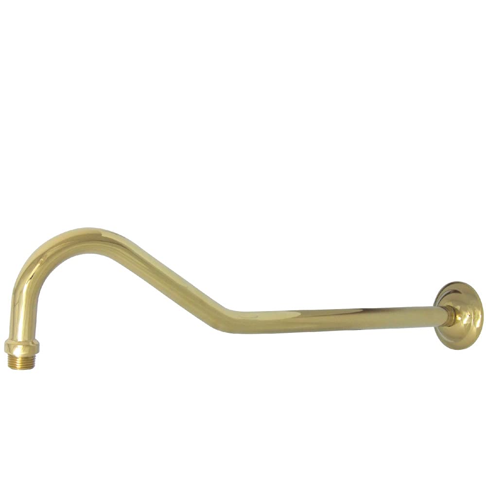 Kingston Brass K117C2 Designer Trimscape Showerscape 17-Inch Shower Arm, Polished Brass