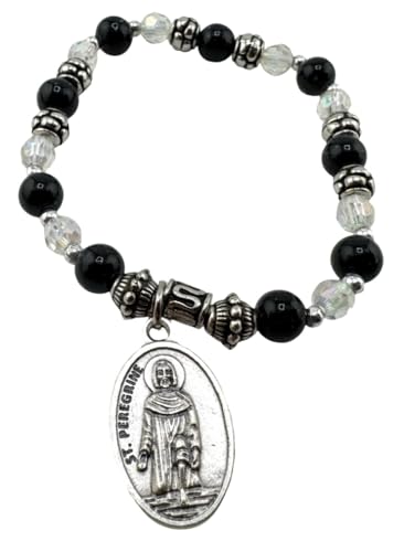 Westmon Works St Peregrine Cancer Healing Saint Gift Set with Italian Bracelet and Holy Prayer Card4