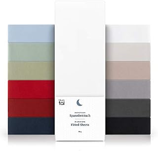 Blumtal Basics Brushed Microfibre Super King Fitted Sheet - Super Soft Bed Sheets, Suitable for Mattresses With a Height up to 35 cm, White
