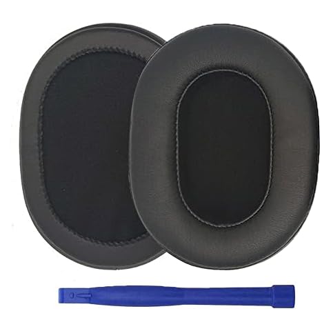 WH-L600 Ear Pads, BUTIAO Replacement Protein Leather Earpads Ear Cushions Repair Parts for Sony WH-L600 Headphones - Black Cover