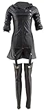 MengXin Anime Tokyo Ghoul Kirishima Touka Fighting Cosplay Costume Halloween Suit (X-Small, Black)