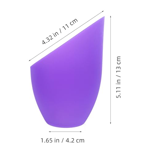 Image of Holibanna Horseshoe Lampshade Colored Plastic Lamp Shade Replacement Medium Hole Horseshoe Shape Lampshade for Multi-Head Stand Up Floor Table Wall Lamp (42mm, Purple)