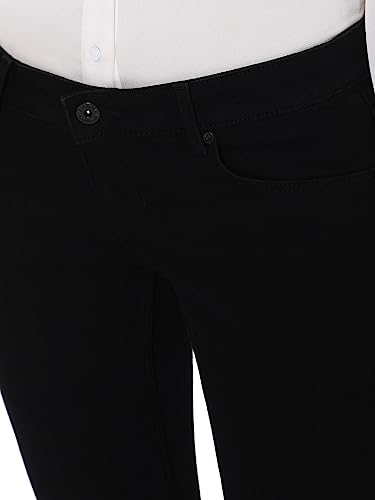 Image of Vero Moda Women Black Low-Rise Stretchable Jeans