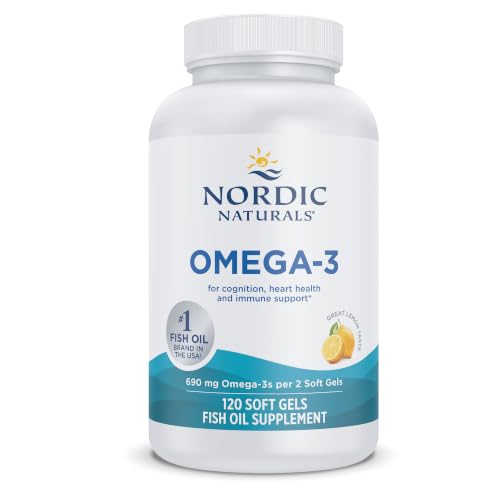 Image of Nordic Naturals Omega-3, 690mg Fish Oil, EPA & DHA, Lemon - 120 Count