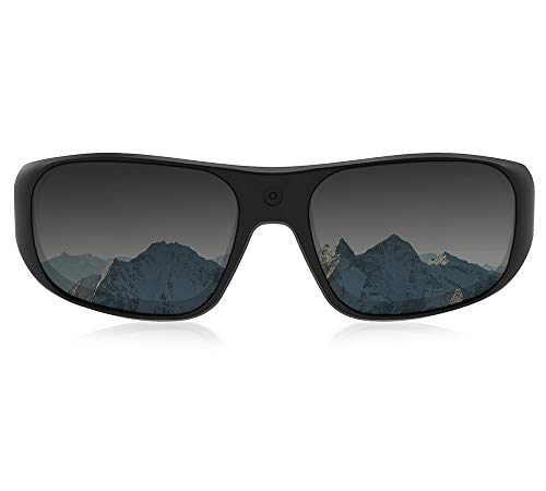 Bear Grylls Waterproof Action Camera Glasses (BG-GLS-1) with Full HD 1080P Built-in POV Camera IP66 Waterproof 90° Sports Camera Impact Resistant U400 Polarised Lenses with Full Accessory Kit.