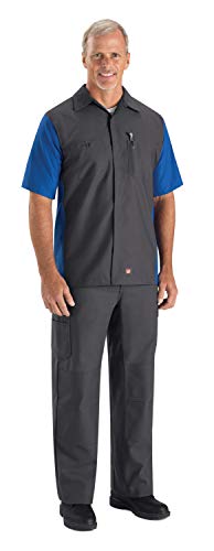 Image of Red Kap Short Sleeve Two-Tone Crew Shirt