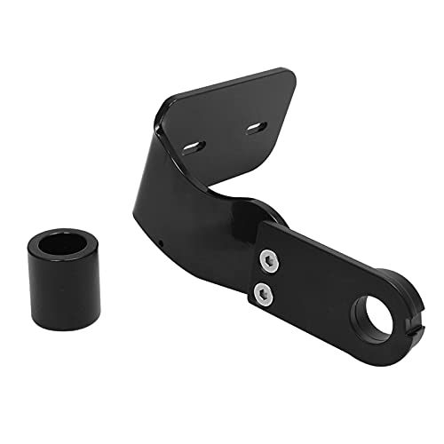 Support de plaque d'immatriculation d'essieu moto courbe verticale cadre de montage 1"