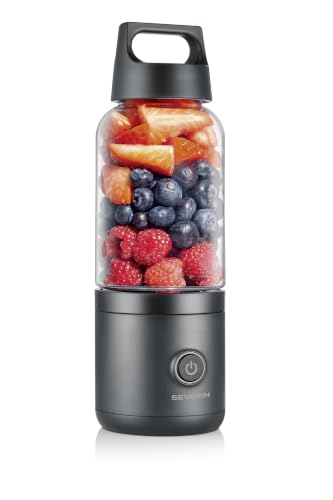 Severin Smoothie Maker, Stand-Mixer, kabellos, Blender, 350ml, 150W