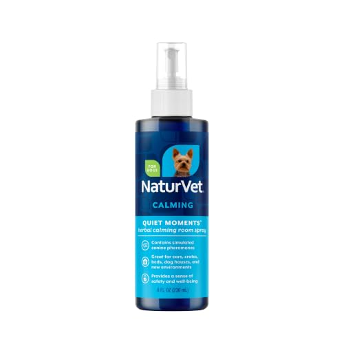 NaturVet Quiet Moments Herbal Calming Room Spray Dog Supplement - 8 oz