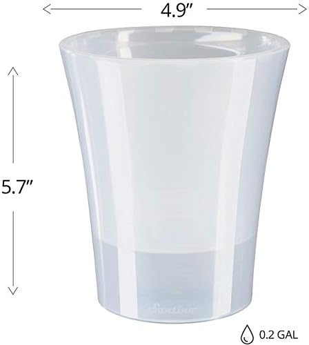 Miniatura 10 de Gardenera ARTE-DEA - Maceta de riego automático transparente de 5.8 pulgadas, maceta de interior para todas las plantas de casa, flores y orquídeas