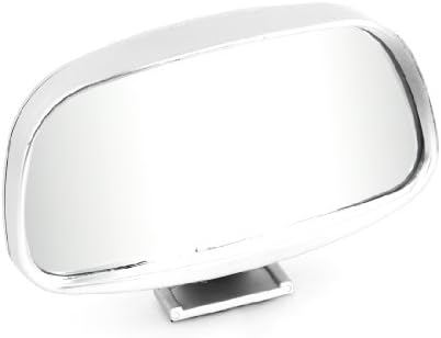 Ruilogod Car Automobile Silver Tone Wide Angle View Blindspot Blind Spot Mirror image 2