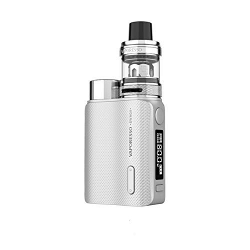 Original Vaporesso Swag II Kit Elektronische Zigarette Mit TC Box Mod Vape 3,5 ml NRG PE Tank GT CCELL Spule (Silver) Cover