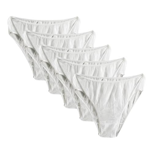Jané Braguitas para Embarazada, Talla 38-40, Desechables, Pack 5 un, Postparto, Hipoalergénicos, Estancia Hospital, Blanco