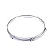 F Fityle Heavy Duty 10 Inch 6 Lug Snare Drum Hoop Rim Batter Hoop 1.5Mm (Pack of 2) Silver