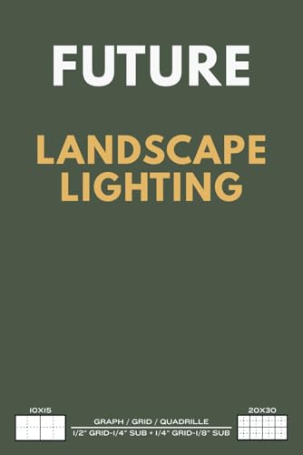 Future Landscape Lighting Grid Notebook – Innovative Planning & Creative Drafting: Structured pages designed to spark technical sketches, organized note-taking, and visionary ideas.