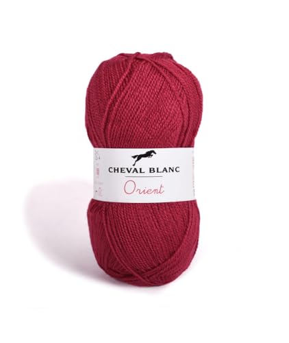 Caballo blanco – Ovillo de lana – orient-mûrier – 002