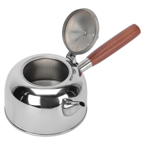 Cabilock Stainless Steel Kettle with Side Handle, 680ml Water Boiling