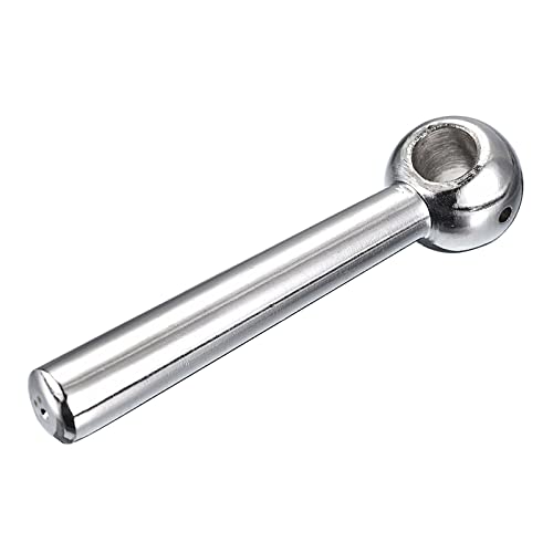 Image of uxcell Milling Machine Ball Table Handle, 1Pcs 12mm /0.47 inch Inner Hole Diameter, 100mm /3.94 inch Length Ball Crank Table Handle Revolving Handle Replacement Parts for Industry Accessory