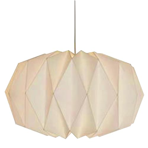 Pantallas de lámpara de papel para luces de techo origami nórdico 3