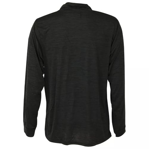 Men's Lightweight Long Sleeve 1/4-Zip Pullover in Charcoal, Medium2