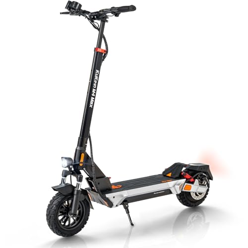 Kukirin E Scooter,Elektro Elektroroller Erwachsene Elektroscooter,E Roller Offroad,Elektro Scooter Roller,65 Km Reichweite,120 KG Tragkraft - M4MAX