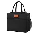 EMBALLAGE:1*sac isotherme freesiom Sac Isotherme Repas Déjeuner Homme Grande Capacite 6L Portable Chaud Froid Lunch Box Bag Etanche Voyage Camping Pique-nique Ecole Etudiant Bureau Cadeau (Noir)