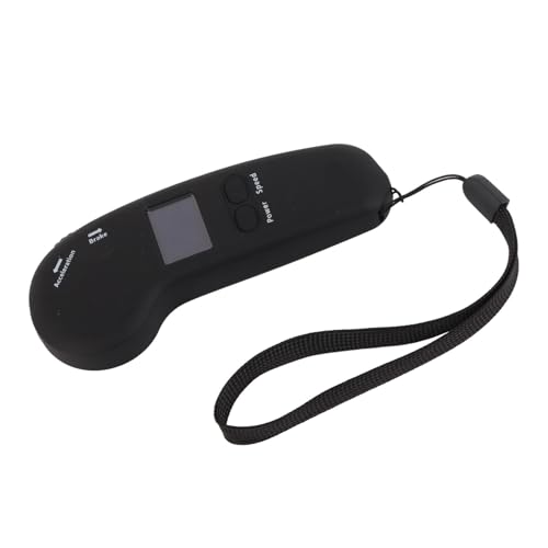 HUSHUI Monopatín Eléctrico con Pantalla LED Inalámbrica, Mando a Distancia para Ajuste de Velocidad y Frenado, para Todos los Ciclistas, Material Negro