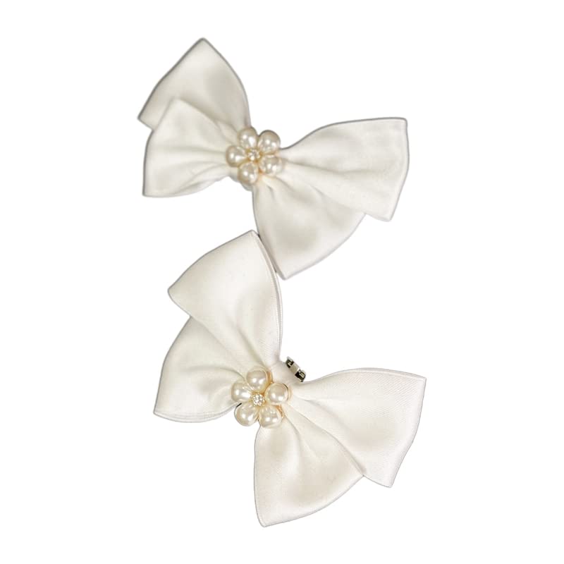 aoixbcuroc Elegant Bow Shoe Clips for Flats Pumps Decorative Shoe Accessories Clips Women Wedding Party Shoe Decorations Clips bow-knot shoe clips for women