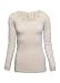 MonsterCloset Long Sleeve Top w/ Lace Insert On Sleeves and Back