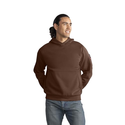 Red Kap Men's Fleece Water Repellant Pullover Hoodie