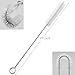 Long Straw Brush Cleaner (10 Pack), Flexible Nylon Tube Cleaning Brushes with 0.4