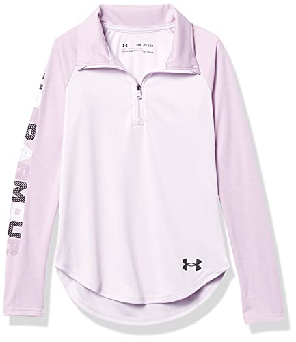 Sweat Under Armour Girls Tech rose taille XL vêtement de sport zippé fille