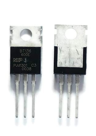 Techmahoday BT136-600E 600V 4Amp High Switching Speed Silicon TRACK Transistor pack of 2