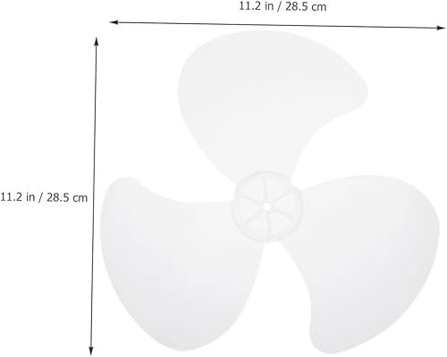 Miniatura 8 de MERRYHAPY 2 piezas de 3 aspas de repuesto para ventilador, piezas de ventilador de pedestal, accesorio de ventilador de pedestal, aspas de