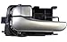 PT Auto Warehouse NI-2175S-LH - Inside Interior Inner Door Handle, Silver - Driver Side