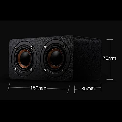 ZEYUAN M5 Mini Doodle De Madeira Subwoofer Sem Fio BT FM Speaker Enhancebas Uso Doméstico Leitor De