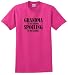 Grandma Is My Name Spoiling Is My Game T-Shirt Large Heliconia