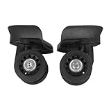 1 par de ruedas de repuesto de plástico para equipaje, ruedas ideales para una mayor durabilidad y rendimiento