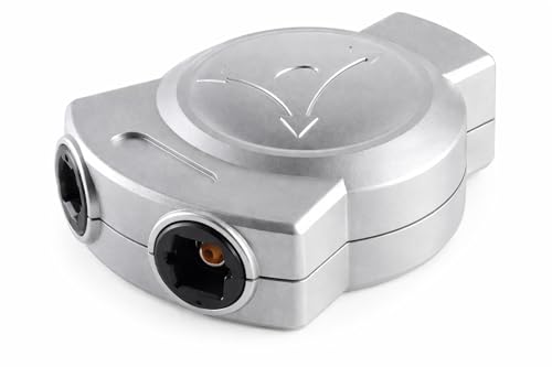 Distribuidor Toslink 1aTTack de 3 vías con 2 conectores hembra para audio óptico digital