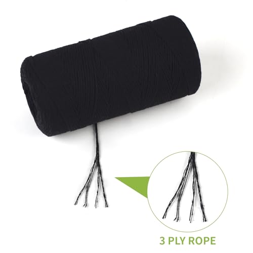 Image of Joyberg Cotton Twine: 984 Feet / 300 Meters - Gardening & Crafts String Thin Threadcord