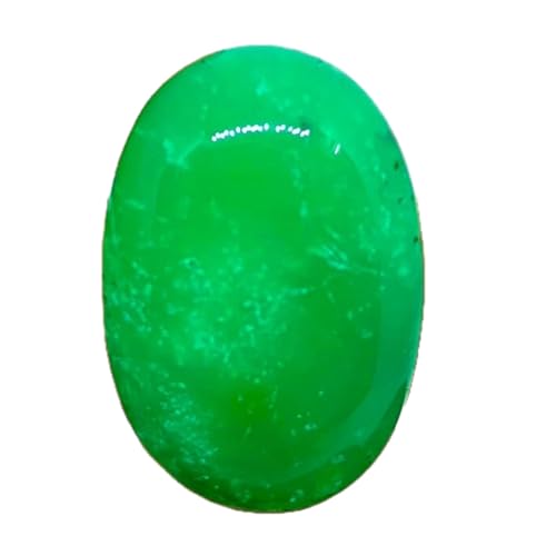 Chrysoprase naturelle haut de gamme 30x20mm pour joaillerie fine