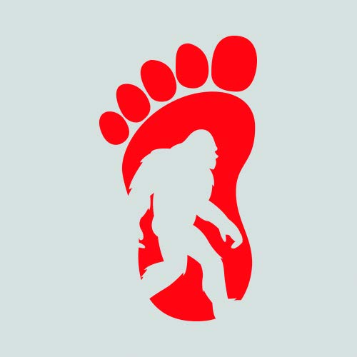 Amazon.com: Bigfoot Foot Print Sticker - Decal - Die Cut - v3 yeti