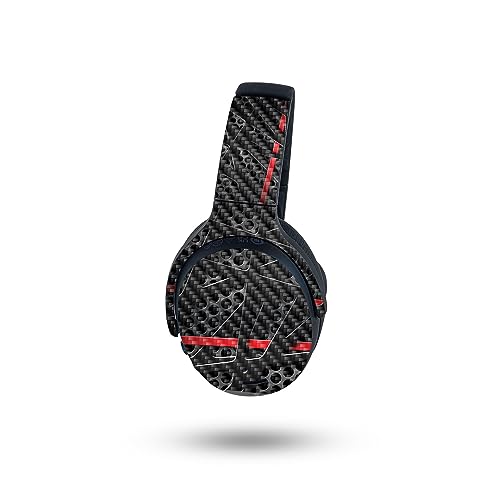 Image of MightySkins Carbon Fiber Skin Compatible with Skullcandy Crusher ANC 2 - Tech Web | Protective, Durable Textured Carbon Fiber Finish | Easy to Apply, Remove, and Change Styles