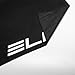 ELITE Folding Black Mat for Home Trainer 180x90cm, Anti-Vibration Floor Protection, Indoor Training